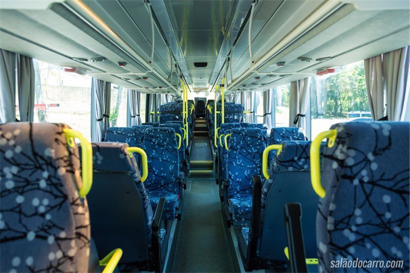Interior do ônibus