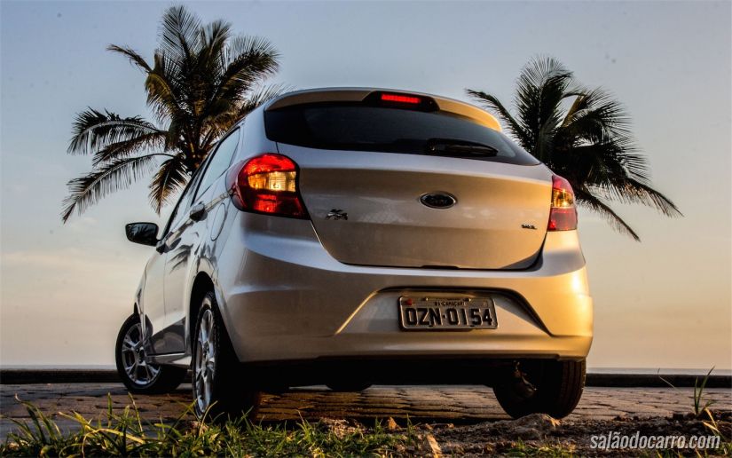Visão da traseira do hatch