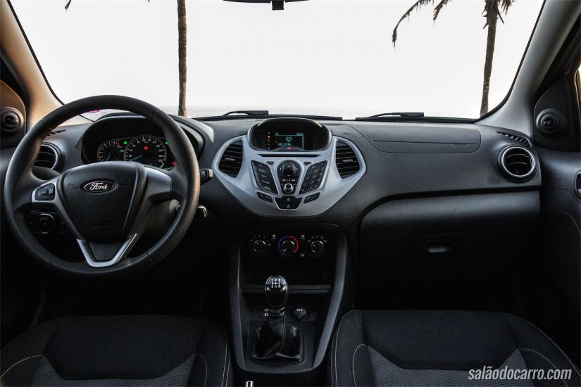 Interior do Ford Ka SEL 1.5