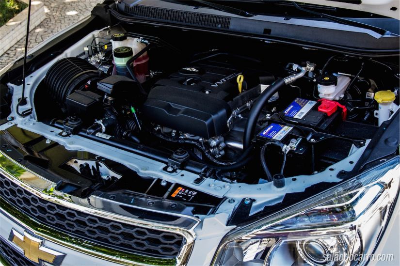 Motor 2.5 Flex que entrega 206cv com etanol