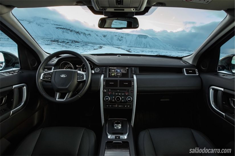 Interior da Discovery Sport