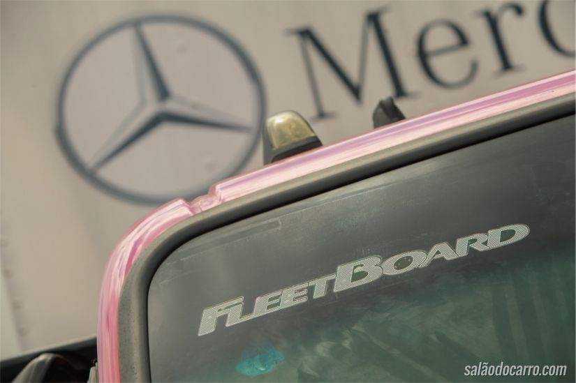 Detalhe do aparelho instalado (FleetBoard)