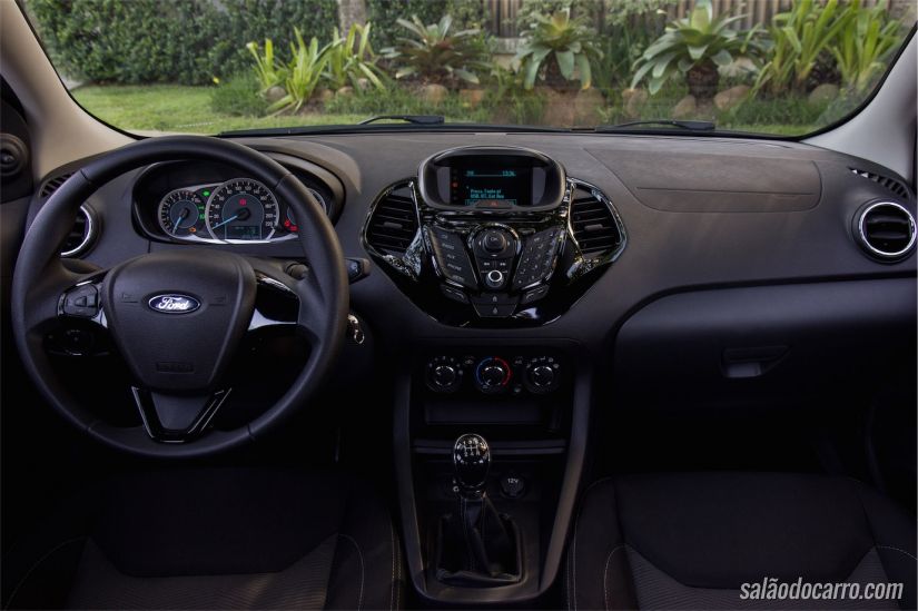 Interior do Ford Ka+