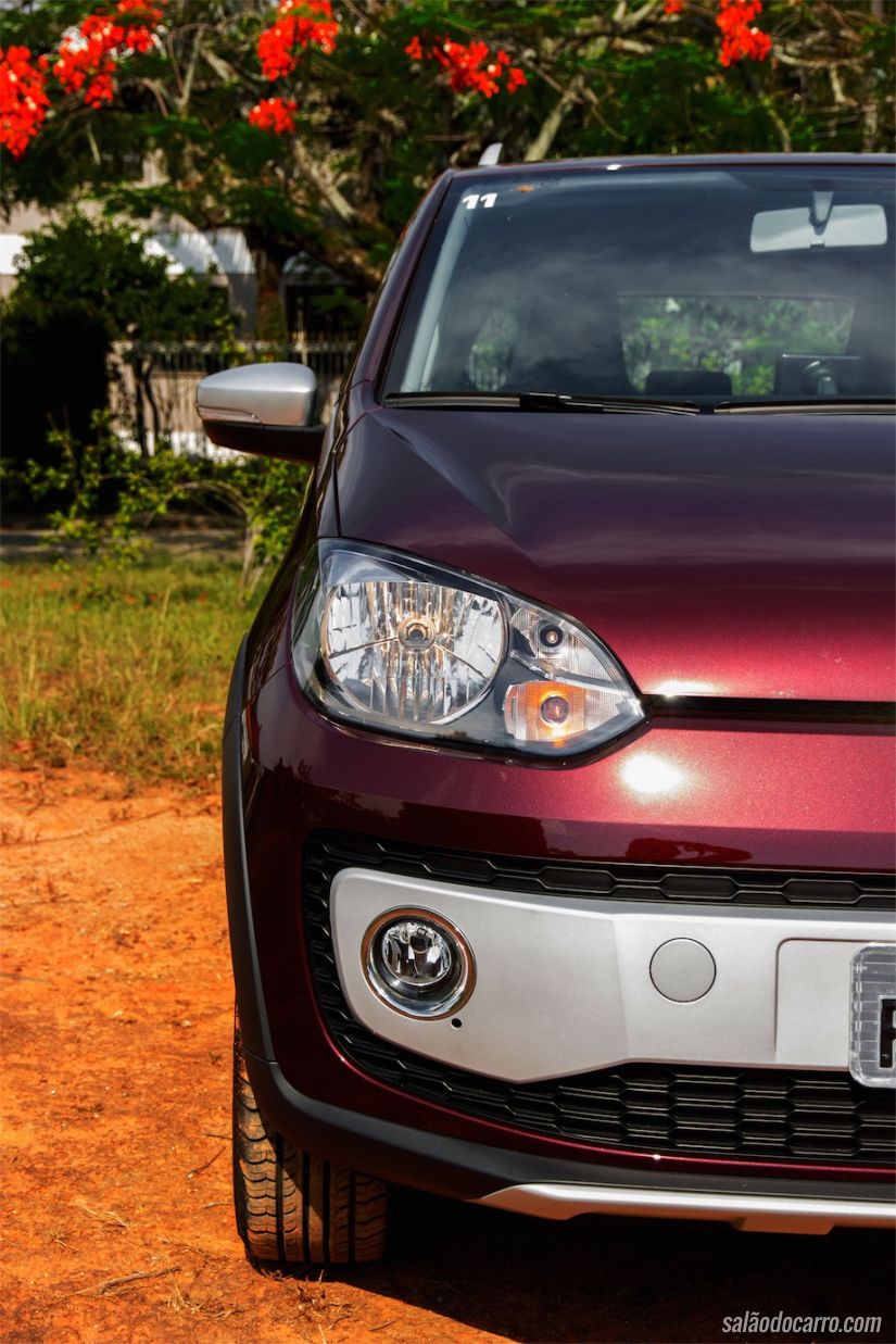 Detalhe do farol dianteiro