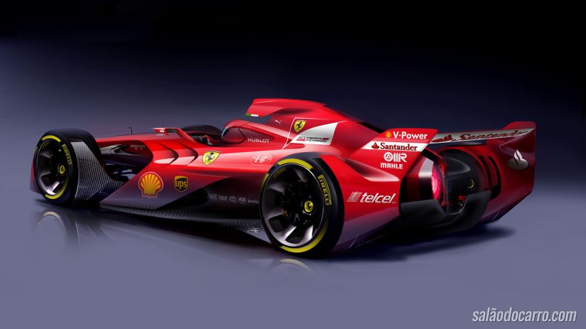 Ferrari anuncia protótipo futurista para F1 