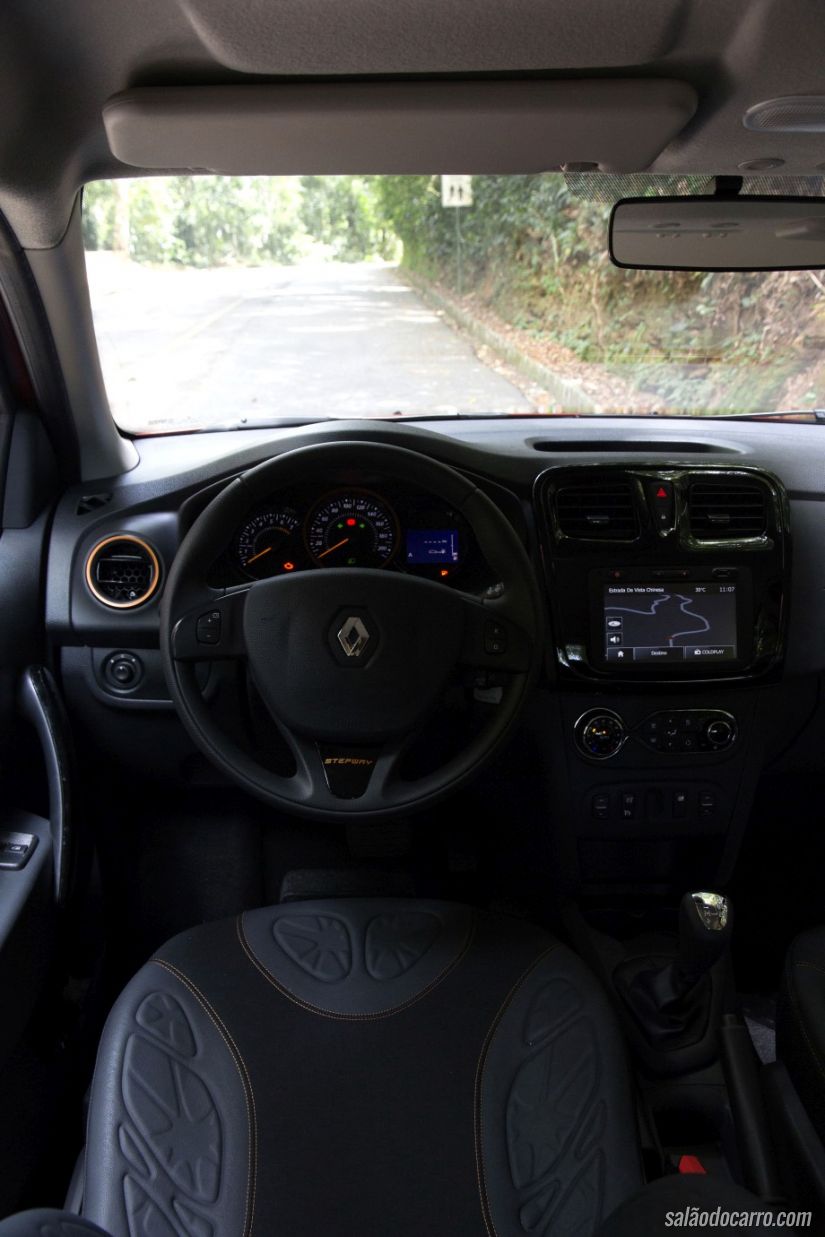 Interior do Sandero Stepway Easy R