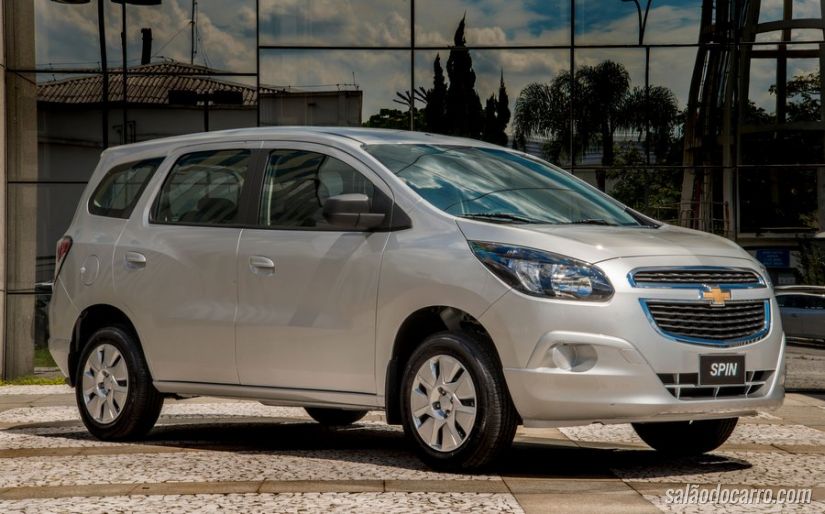 Chevrolet Spin 2016 chega com novidades