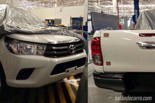 Novo Toyota Hilux SW4 aparece sem disfarces