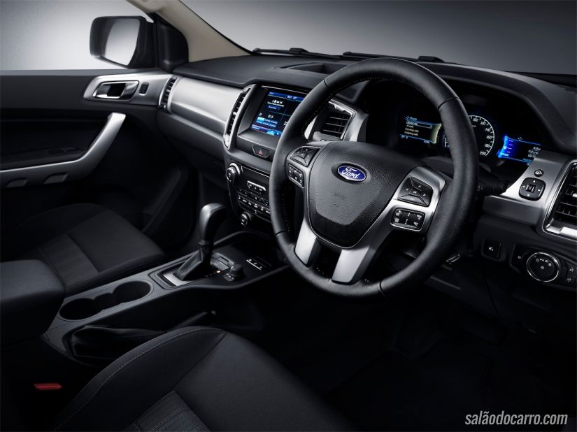 Interior da nova Ford Ranger