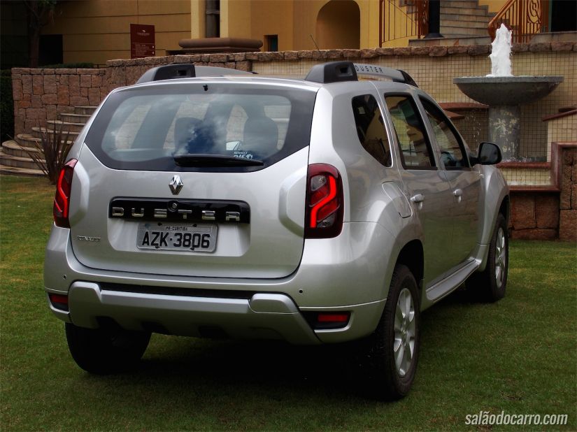 Traseira do SUV na versão 2016