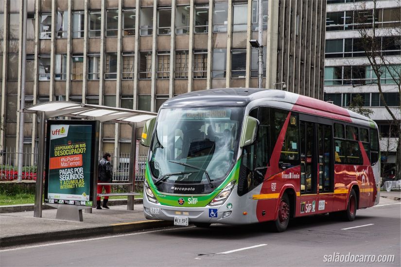 Volvo Hibribus na Colômbia