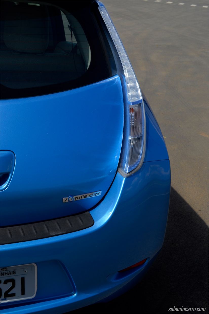 Detalhe da traseira do carro