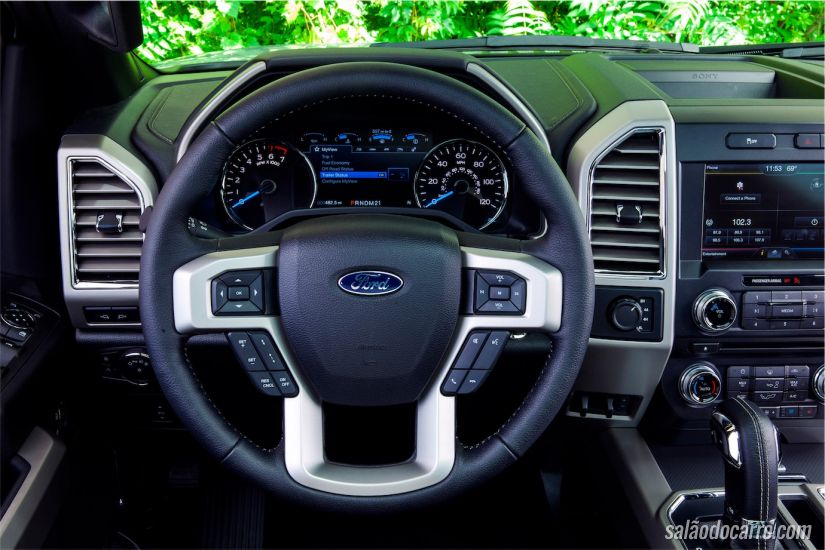 Interior da nova Ford F-150