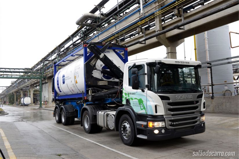 Scania P270 movido a etanol