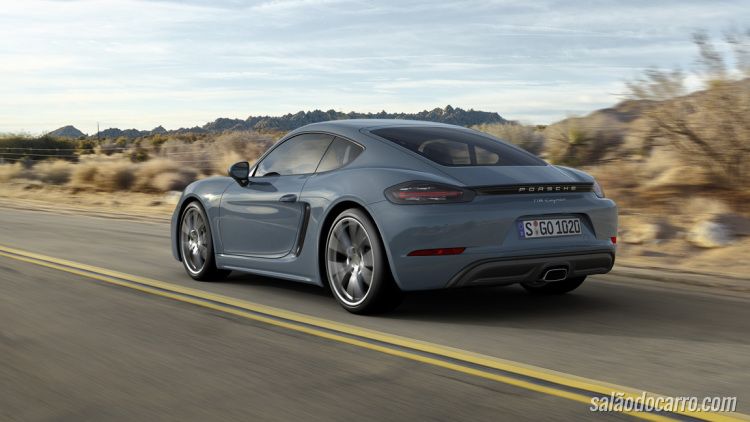 Porsche 718 Cayman é atração em Pequim