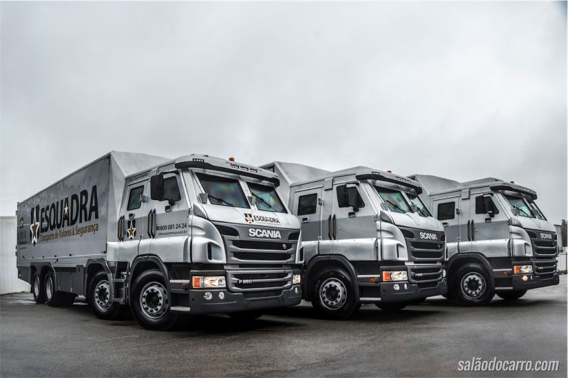 Scania semipesados 8X2 blindados