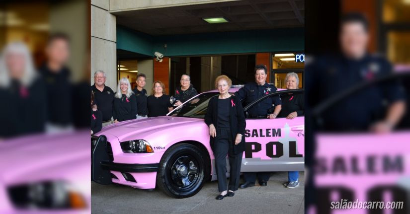 Carros cor de rosa tomam as ruas em Outubro Rosa