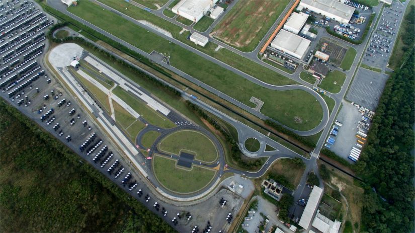 Campo de provas para caminhões e ônibus MAN/Volkswagen