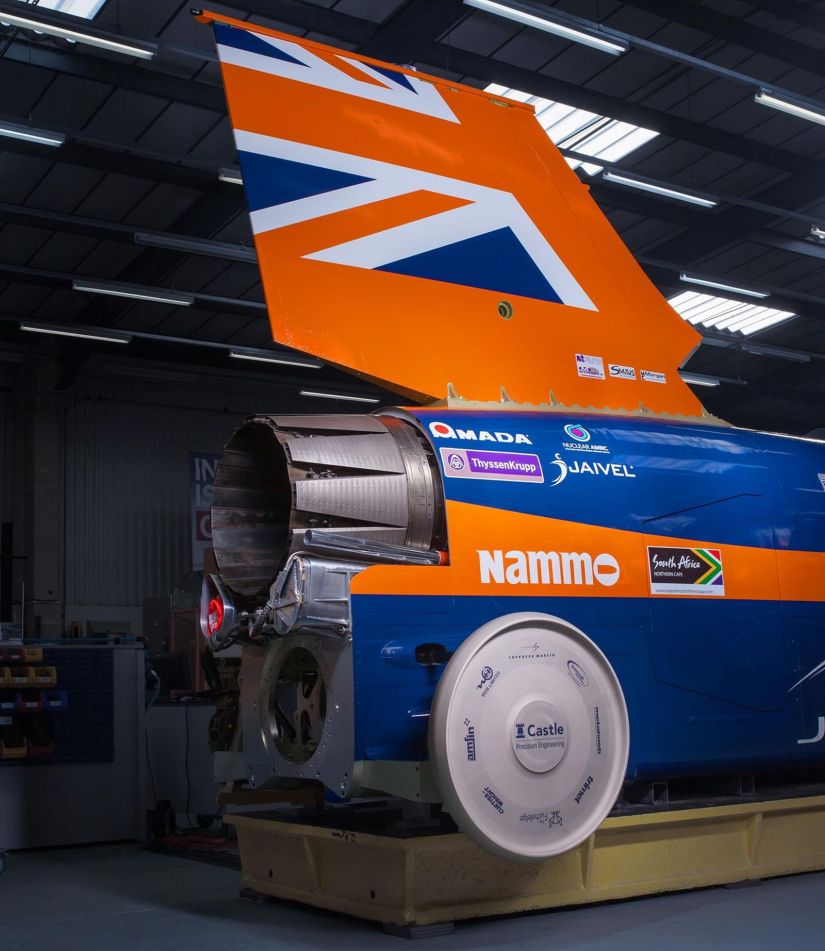 Carro começa testes para superar velocidade de 1.228 km/h