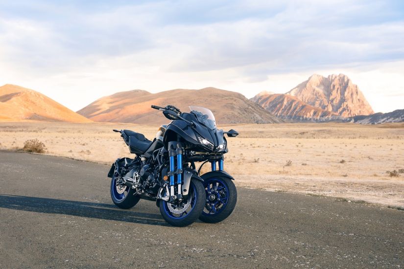 Yamaha mostra moto de 3 rodas e com alta cilindrada
