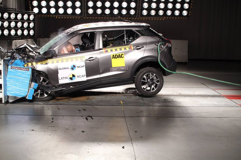 Nissan Kicks consegue 4 estrelas em teste de colisão do Latin NCap
