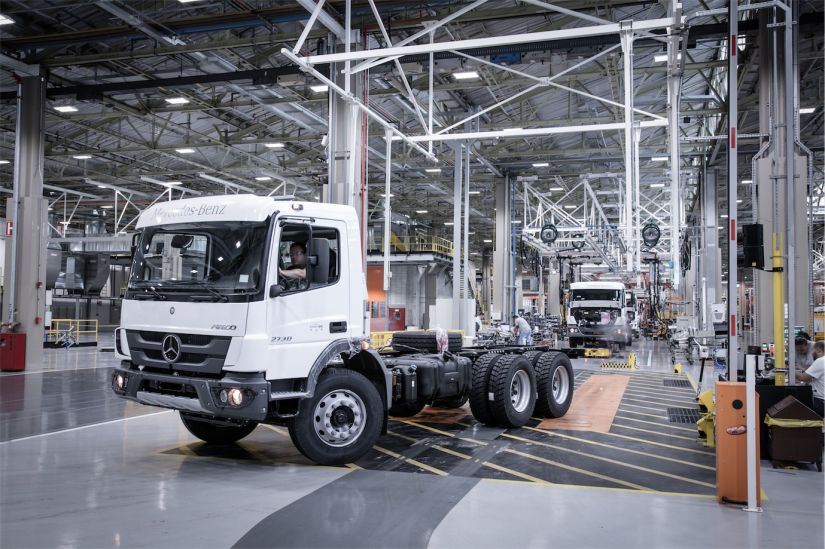 Fábrica da Mercedes-Benz em São Bernardo