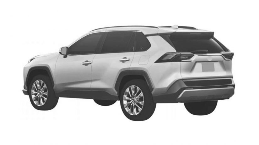 Toyota registra patente da nova geração do RAV 4 no Brasil