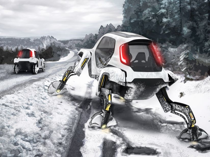 Hyundai cria carro que anda sobre quatro patas