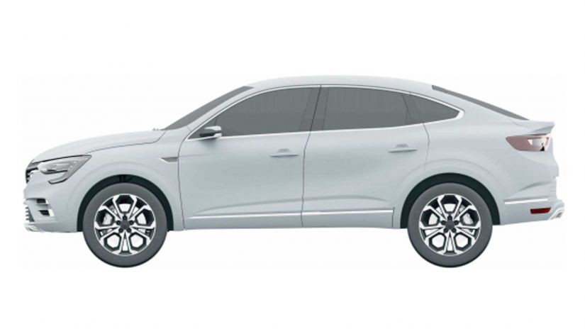 Renault registra desenho do SUV Cupê Arkana no Brasil