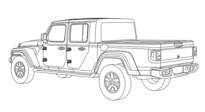 Jeep Gladiator é registrado no Brasil
