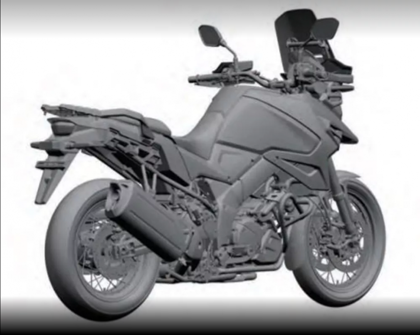 Suzuki registra projeto da V-Strom 1050 no Brasil