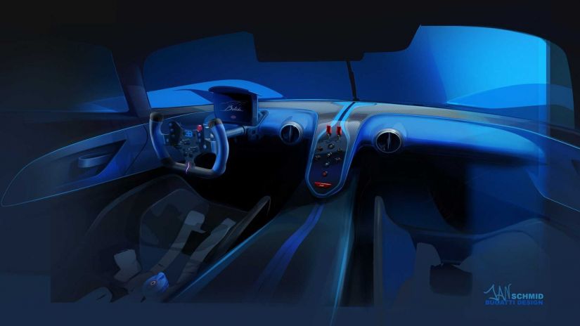 Bugatti apresenta conceito de supercarro de 1.850 cv 