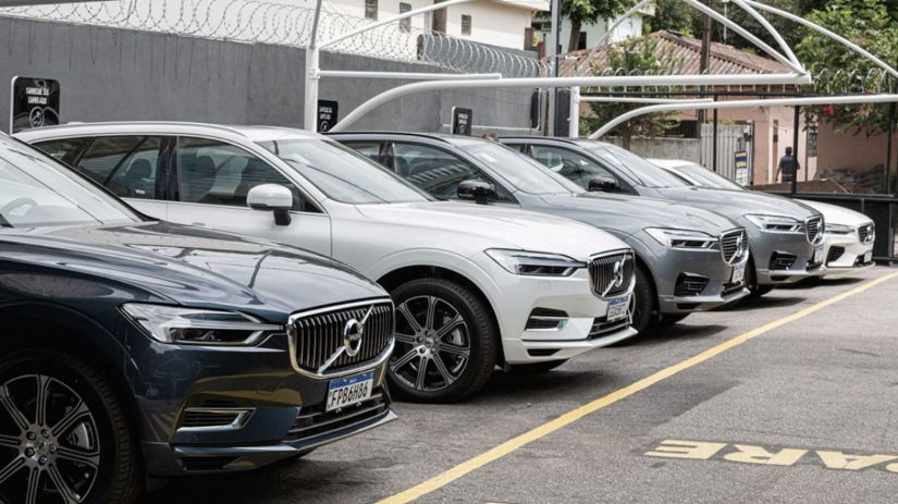 Volvo terá empréstimos de carros híbridos de graça no Brasil