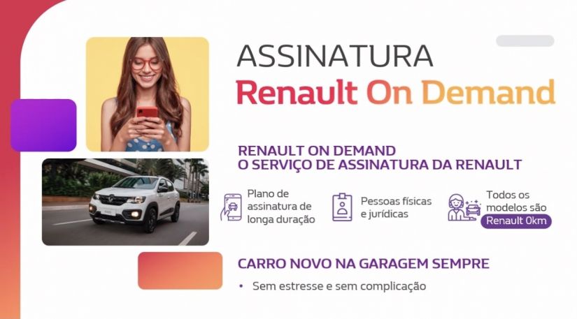 Renault lança serviço de carro por assinatura no Brasil