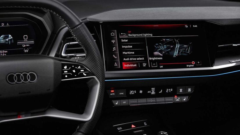 Audi revela imagens do interior do Q4 E-tron