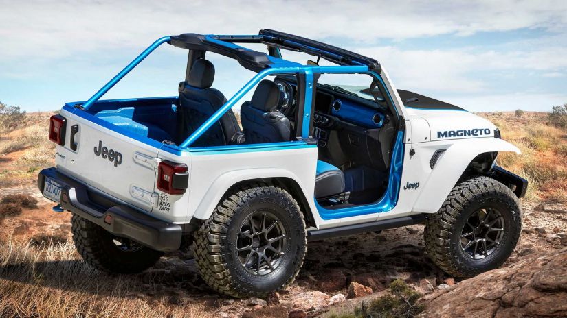 Jeep mostra conceito 100% elétrico com Wrangler com 285 cv de potência