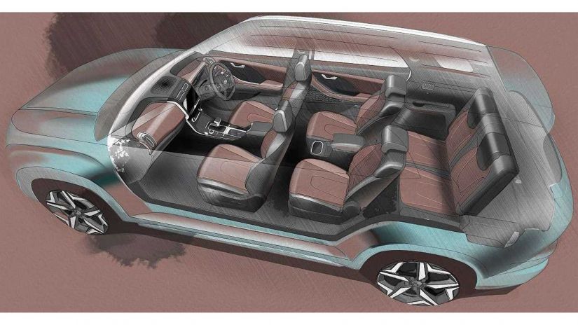 Hyundai mostra Alcazar Creta de 7 lugares em teaser