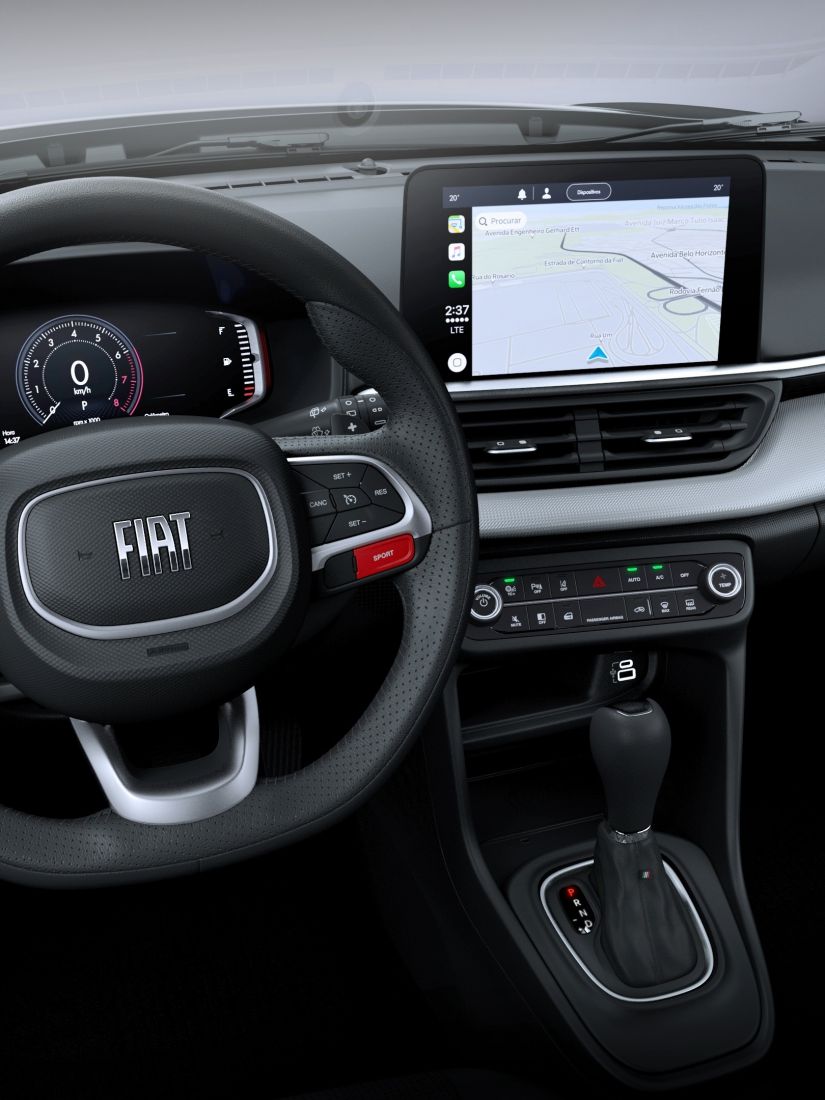 Fiat mostra primeiras imagens do interior do Pulse