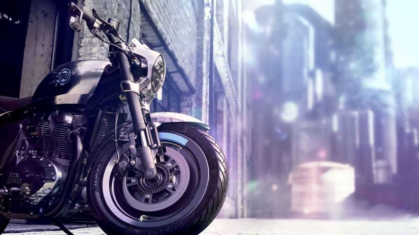 Royal Enfield SG650 ganha visual cyberpunk