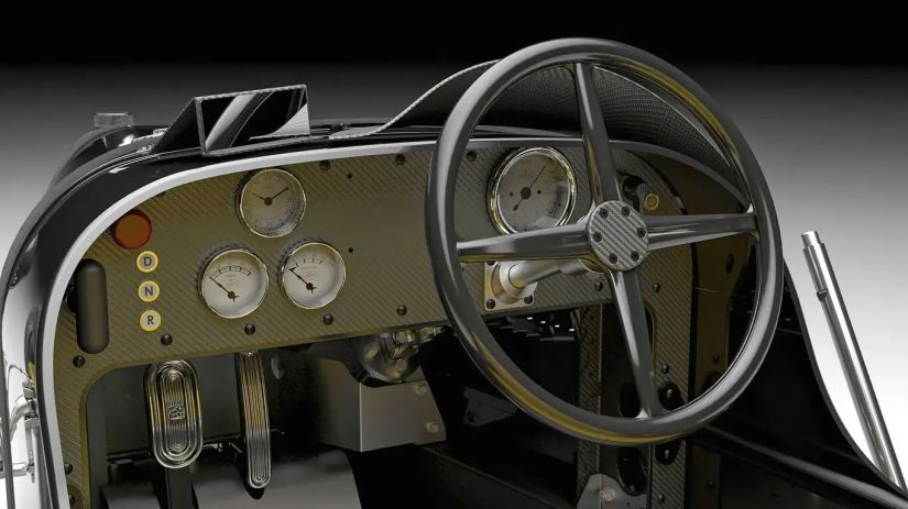 Bugatti de brinquedo conta com potência de moto e preço de carro grande