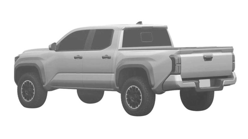 Vazam imagens do projeto da nova Toyota Tacoma 2024