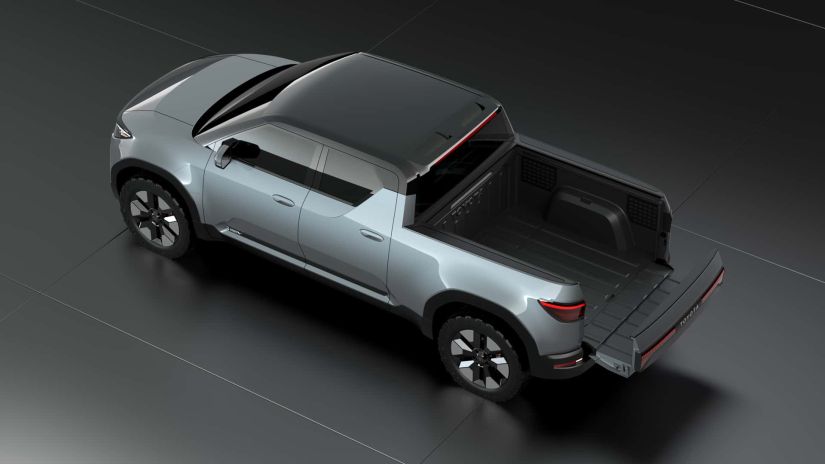 Toyota apresenta conceito de picape elétrica monobloco