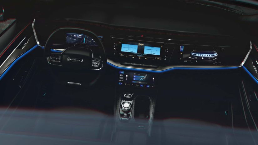 Jeep Wagoneer S 2024 elétrico aparece em primeiras fotos oficiais 