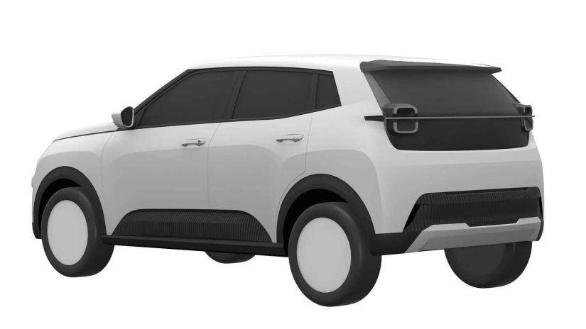 Imagens de patente antecipam design do novo Fiat Panda 2025