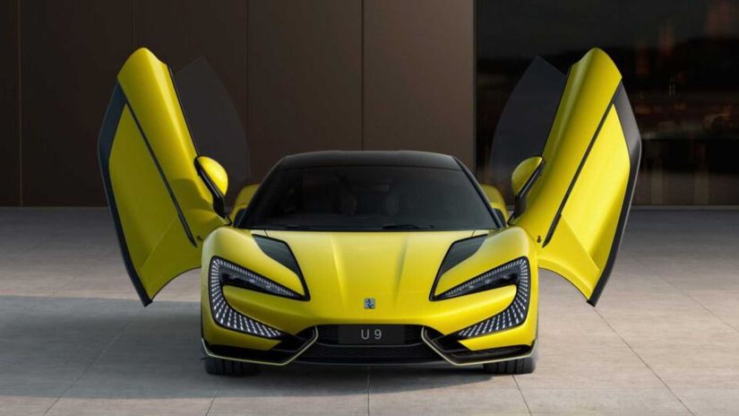 BYD revela data de estreia do novo supercarro elétrico YangWang U9
