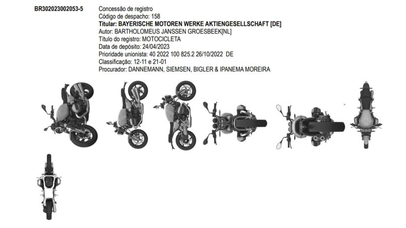 BMW registra nova moto R 12 no Brasil