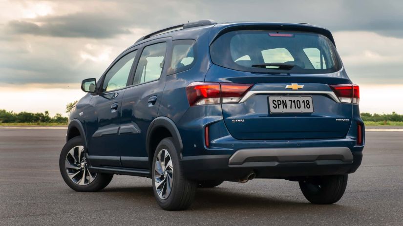 Nova Chevrolet Spin atualiza design, mas mantém motor 1.8
