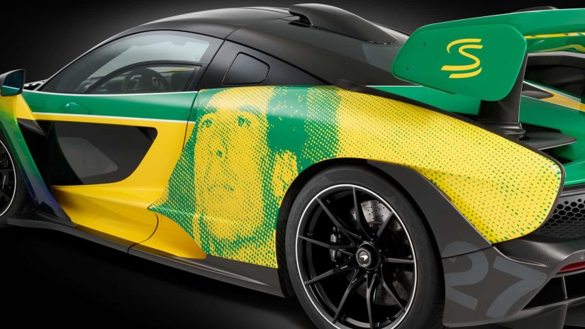 McLaren pinta carros para lembrar os 30 anos da morte de Ayrton Senna