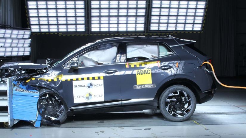 Kia Sportage consegue nota máxima no teste da Latin NCAP