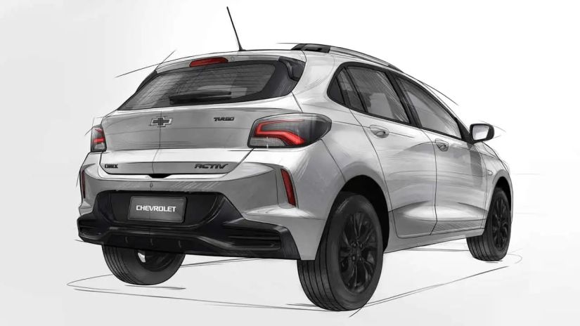 Onix Activ / Créditos: Divulgação Chevrolet 